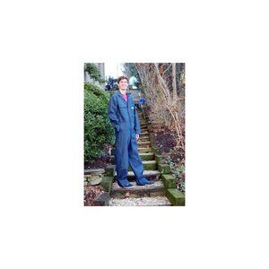 Big Mac JC Penney denim coverall overall mechanic workwear Size 44L